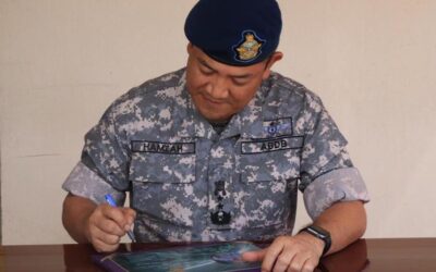 RBAF COMMANDER WORKING VISIT TO RBAF LABORATORY AND BANGAR CAMP