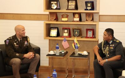 JOINT FORCE COMMANDER RECEIVES INTRODUCTORY CALL FROM THE UNITED STATES OF AMERICA DEFENCE ATTACHE TO BRUNEI DARUSSALAM