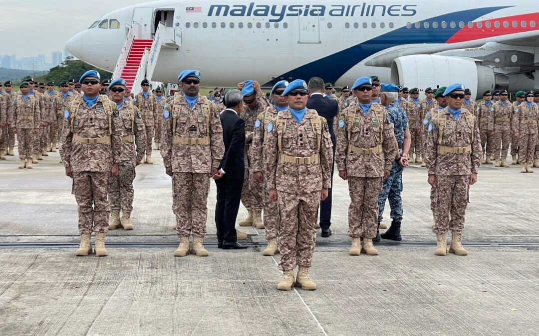 PENGHANTARAN KUMPULAN PERTAMA MALAYSIAN BATTALION (MALBATT) 850-10 KE LUBNAN