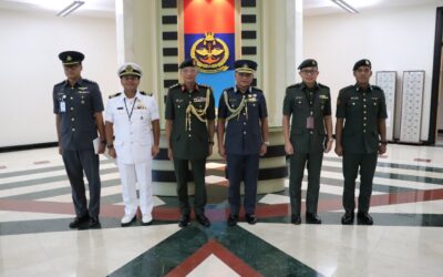 JOINT FORCE COMMANDER RECEIVES COURTESY CALL FROM MALAYSIAN DEFENCE ADVISOR TO BRUNEI DARUSSALAM