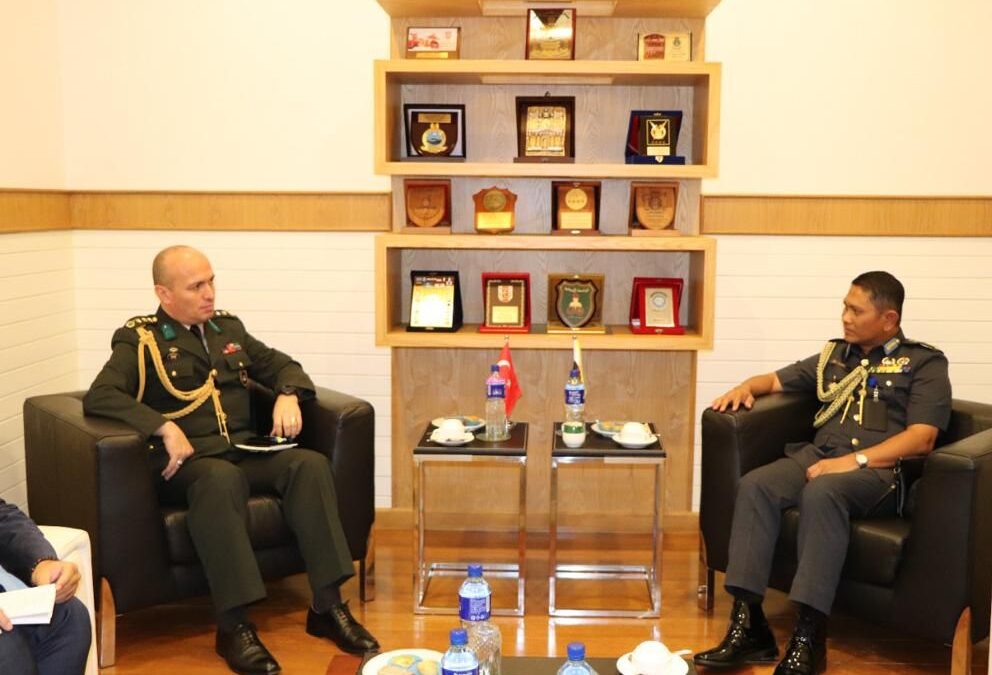 JOINT FORCE COMMANDER RECEIVES A COURTESY CALL FROM THE DEFENSE ATTACHÉ OF THE REPUBLIC OF TÜRKIYE