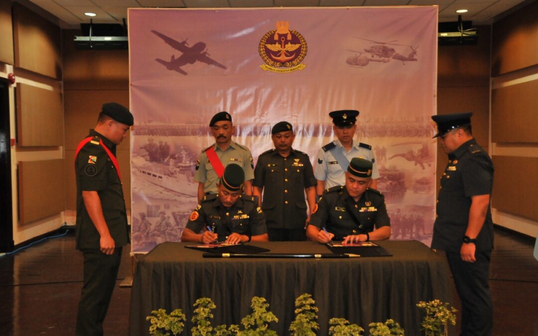 HANDOVER CEREMONY FOR THE SERGEANT MAJOR JOINT FORCE HEADQUARTERS, ROYAL BRUNEI ARMED FORCES