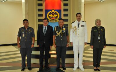 JOINT FORCE COMMANDER RECEIVES A COURTESY CALL FROM THE DEFENSE ATTACHÉ OF FRANCE TO BRUNEI DARUSSALAM