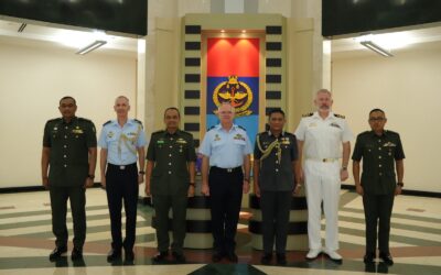 JOINT FORCE COMMANDER RECEIVED COURTESY CALL FROM THE COMMANDER OF INDO-PACIFIC ENDEAVOUR 23