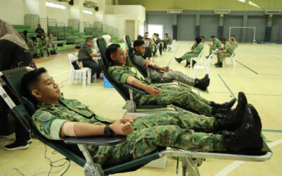 JFHQ, DEFENCE ACADEMY AND MINDEF PARTICIPATED IN BLOOD DONATION DRIVE IN CONJUNCTION WITH RBAF’S 63RD ANNIVERSARY
