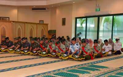 DOA KESYUKURAN CEREMONY FOR THE RETURN OF THE ROYAL BRUNEI ARMED FORCES CONTINGENT PARTICIPATING IN MALBATT 850-11 FOR THE UNIFIL PEACEKEEPING MISSION
