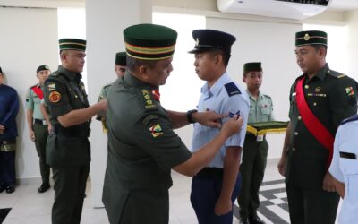THE RANK PROMOTION CEREMONY FOR SENIOR NON-COMMISSIONED OFFICERS AND JUNIOR NON-COMMISSIONED OFFICERS OF THE JOINT FORCE HEADQUARTERS ROYAL BRUNEI ARMED FORCES