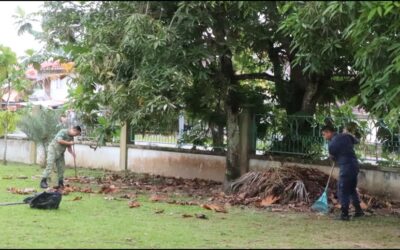 JOINT FORCE HEADQUARTERS ROYAL BRUNEI ARMED FORCES HELD MOSQUE CLEANING CAMPAIGN