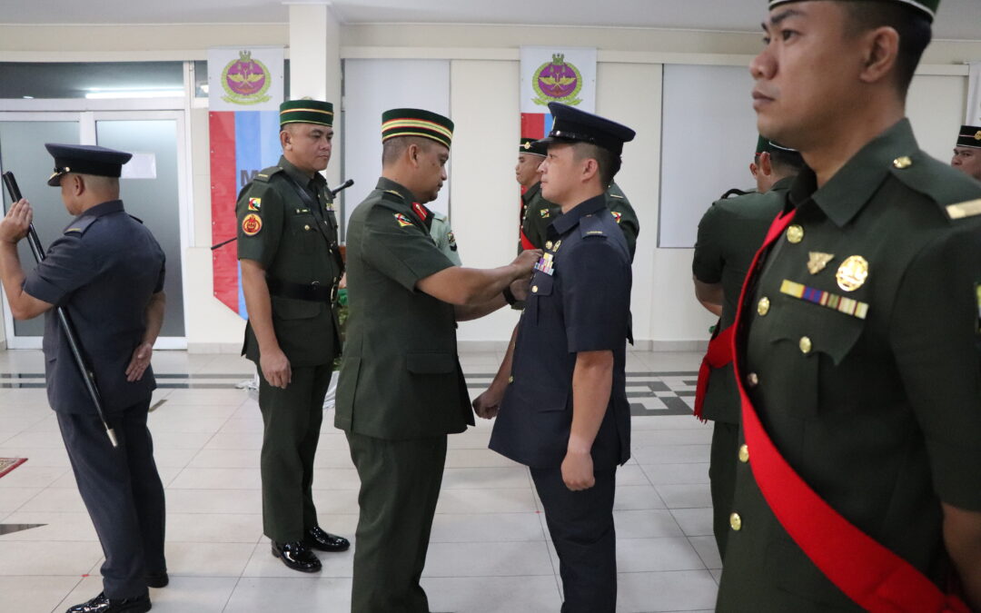 THE RANK PROMOTION CEREMONY FOR SENIOR NON-COMMISSIONED OFFICERS AND JUNIOR NON-COMMISSIONED OFFICERS OF THE JOINT FORCE HEADQUARTERS ROYAL BRUNEI ARMED FORCES