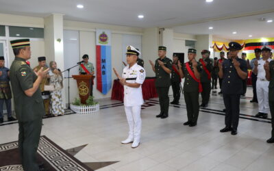 THE RANK PROMOTION CEREMONY FOR SENIOR NON-COMMISSIONED OFFICERS AND JUNIOR NON-COMMISSIONED OFFICERS OF THE JOINT FORCE HEADQUARTERS ROYAL BRUNEI ARMED FORCES