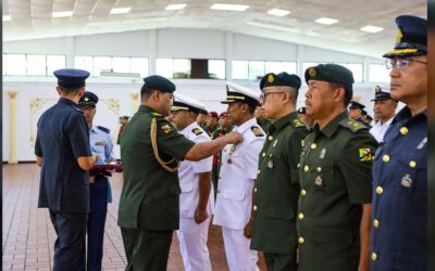 18 PERSONNEL FROM JOINT FORCE HEADQUARTERS RECEIVED THE ROYAL BRUNEI ARMED FORCES LONG SERVICE AND GOOD CONDUCT MEDAL (MILITARY) 2025