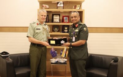 ACTING JOINT FORCE COMMANDER RECEIVES COURTESY CALL FROM THE DEFENCE ADVISER OF NEW ZEALAND ACCREDITED TO BRUNEI DARUSSALAM