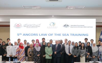 TWO OFFICERS FROM JOINT FORCE HEADQUARTERS, ROYAL BRUNEI ARMED FORCES (JFHQ, RBAF) PARTICIPATED THE 5TH AUSTRALIAN NATIONAL CENTRE FOR OCEAN RESOURCES AND SECURITY (ANCORS) LAW OF THE SEA COURSE