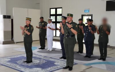 THE PROMOTON CEREMONY FOR SENIOR NON-COMMISSIONED OFFICERS AND JUNIOR NON-COMMISSIONED OFFICERS OF THE JOINT FORCE, /ROYAL BRUNEI ARMED FORCES