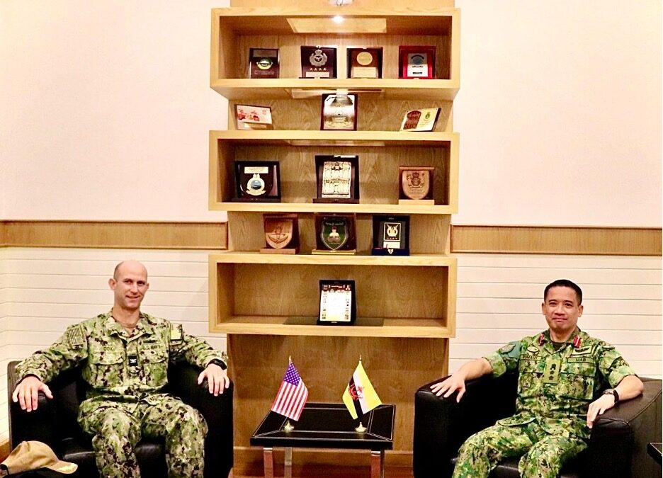 JOINT FORCE COMMANDER RECEIVES A COURTESY CALL FROM DEPUTY COMMODORE, DESTROYER SQUADRON SEVEN IN CONJUNCTION WITH 31st COOPERATION AFLOAT READINESS AND TRAINING 2025 (CARAT 31/2025)