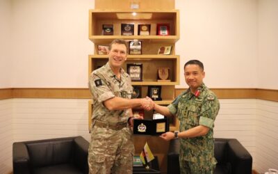 JOINT FORCE COMMANDER RECEIVES COURTESY CALL FROM COMMANDER JOINT FORCES OPERATIONS (CJFO) OF THE UNITED KINGDOM