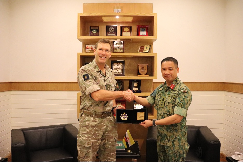 JOINT FORCE COMMANDER RECEIVES COURTESY CALL FROM COMMANDER JOINT FORCES OPERATIONS (CJFO) OF THE UNITED KINGDOM