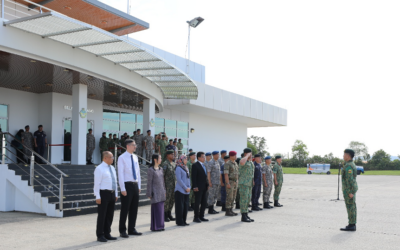 THE NATIONAL FLAG HANDOVER CEREMONY AND PRESENTATION OF BADGES TO THE ROYAL BRUNEI ARMED FORCES (RBAF) CONTINGENT FOR THE UNITED NATIONS INTERIM FORCE IN LEBANON (UNIFIL) PEACEKEEPING MISSION