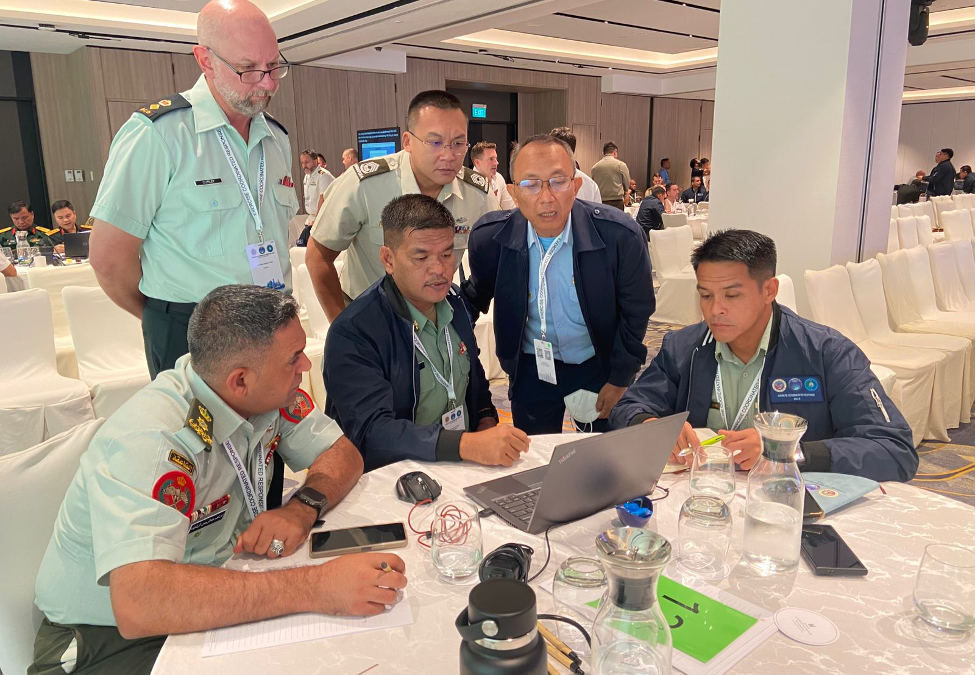 TWO RBAF OFFICERS PARTICIPATE IN THE COORDINATED RESPONSE TOP TABLE EXERCISE 2025 IN THE REPUBLIC OF SINGAPORE
