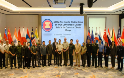 TWO RBAF OFFICERS PARTICIPATE IN THE ASEAN DEFENCE MINISTERS’ MEETING-PLUS EXPERTS’ WORKING GROUP ON HUMANITARIAN ASSISTANCE AND DISASTER RELIEF (HADR) CONFERENCE IN THE CONTEXT OF CLIMATE CHANGE IN THE REPUBLIC OF SINGAPORE