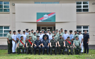 TWO PERSONNEL FROM JOINT FORCE, ROYAL BRUNEI ARMED FORCES COMPLETED INTERMEDIATE (APPLIED) OPERATIONAL INTELLIGENCE AND SECURITY TRADE (A2) COURSE