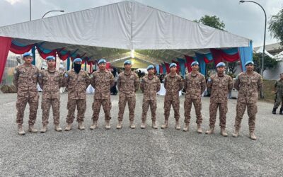 THE THIRD RETURNING FLIGHT OF THE MALAYSIAN BATTALION CONTINGENT (MALBATT) 850-12 FOR THE PEACEKEEPING MISSION OF THE UNITED NATIONS INTERIM FORCE IN LEBANON (UNIFIL) SAFELY ARRIVED AT SUBANG AIRBASE, MALAYSIA.