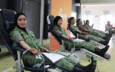 JOINT FORCE CONDUCTS BLOOD DONATION CAMPAIGN IN CONJUNCTION WITH THE ROYAL BRUNEI ARMED FORCES 64TH ANNIVERSARY