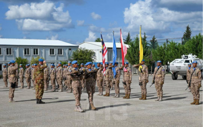 TRANSFER OF AUTHORITY (TOA) CEREMONY BETWEEN MALBATT 850-12 AND MALBATT 850-13