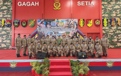 DISBANDMENT PARADE CEREMONY OF THE MALAYSIAN BATTALION (MALBATT) 850-12 CONTINGENT