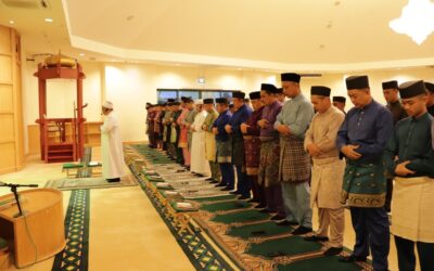 JOINT FORCE ROYAL BRUNEI ARMED FORCES HELD A DOA KESYUKURAN CEREMONY IN CONJUNCTION WITH THE 18TH ANNIVERSARY CELEBRATION