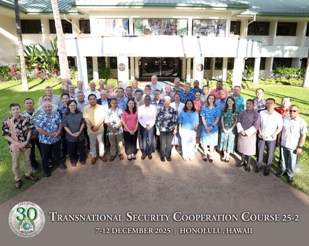 TWO RBAF OFFICERS PARTICIPATE IN THE TRANSNATIONAL SECURITY COOPERATION COURSE IN HONOLULU, HAWAII.