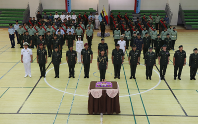 UPACARA PERBARISAN SEMPENA SAMBUTAN HARI ULANG TAHUN ANGKATAN BERSAMA ANGKATAN BERSENJATA DIRAJA BRUNEI KE-18