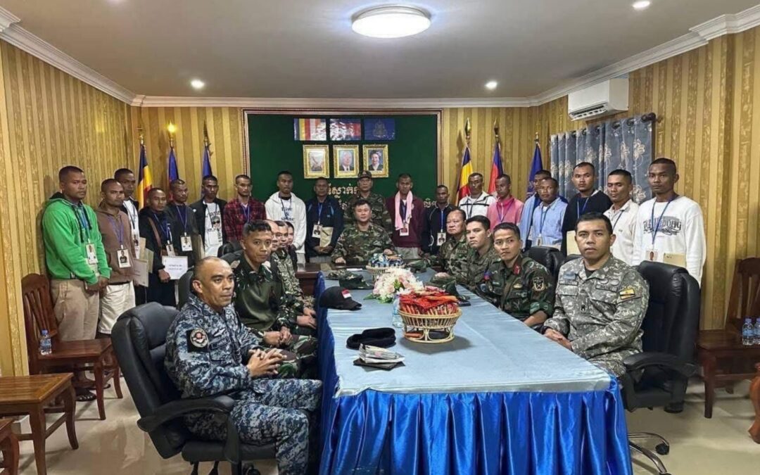 ASEAN OBSERVER TEAM WITNESSED 18 CAMBODIAN SOLDIERS RELEASED AFTER 155 DAYS IN THAI DETENTION, RETURN HOME SAFELY