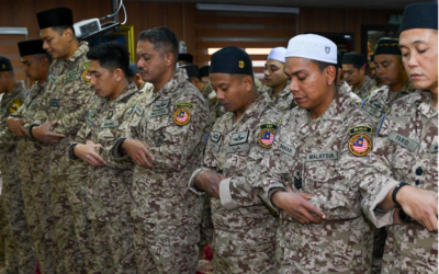 KONTINJEN MALAYSIAN BATTALION MALBATT 850-13 BAGI MISI PASUKAN INTERIM PERTUBUHAN BANGSA-BANGSA BERSATU DI LUBNAN UNIFIL MENGADAKAN MAJLIS SEMBAHYANG SUNAT HAJAT, BACAAN YASIN DAN DOA KHAS BAGI KESIHATAN DAN KESEJAHTERAAN KEBAWAH DULI YANG MAHA MULIA PADU