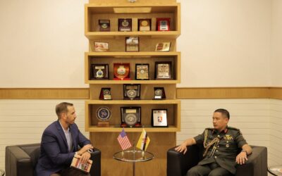 JOINT FORCE COMMANDER RECEIVES COURTESY CALL FROM REGIONAL HUMANITARIAN CIVIL-MILITARY ADVISOR, CENTER FOR EXCELLENCE IN DISASTER MANAGEMENT & HUMANITARIAN ASSISTANCE (CFE-DM), UNITED STATES INDO-PACIFIC COMMAND (US PACOM)