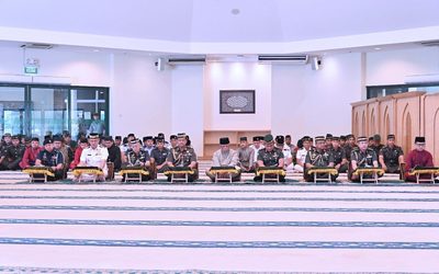 DOA SELAMAT CEREMONY FOR RBAF OFFICERS JOINING THE INDEPENDENT DECOMMISSIONING BODY-VERIFICATION, MONITORING AND ASSISTANCE TEAM 8/2026 (IDB VMAT 8/2026), MINDANAO, THE REPUBLIC OF THE PHILIPPINES