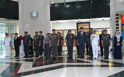 FLAG HANDOVER CEREMONY TO DEPARTING MEMBERS OF THE INDEPENDENT DECOMMISSIONING BODY VERIFICATION, MONITORING AND ASSISTANCE TEAM 8/2026 (IDB VMAT 8/2026) IN MINDANAO, REPUBLIC OF THE PHILIPPINES