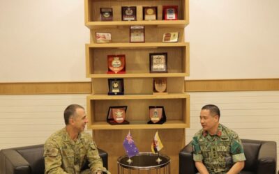 JOINT FORCE COMMANDER ROYAL BRUNEI ARMED FORCES RECEIVES COURTESY CALL FROM THE SPECIAL OPERATIONS COMMANDER AUSTRALIA, AUSTRALIAN ARMY